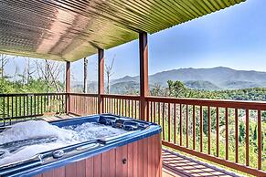 Stunning Mountain View: Gatlinburg Cabin W/hot Tub