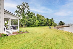 Waterfront Maryland Vacation Home: Private Beach!