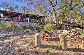 Riverfront Getaway w/ Treehouse, Fire Pit & Deck!