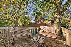 Riverfront Getaway w/ Treehouse, Fire Pit & Deck!