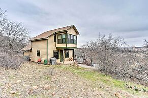 Medicine Park Cabin Rental w/ Mountain View