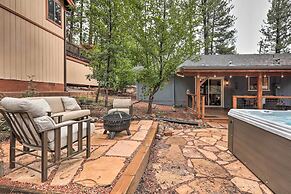 Hot Tub & Patio: Pet-friendly Cabin in Munds Park!