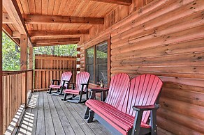Cabin w/ Deck + Fireplace < 3 Mi to Dollywood!