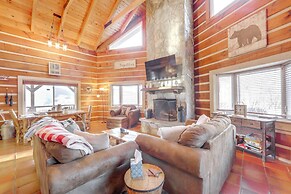 True Log Cabin w/ Game Room, Year-round Views