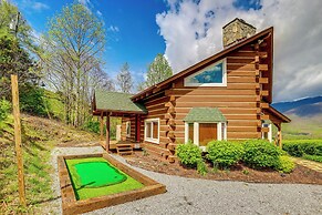 True Log Cabin w/ Game Room, Year-round Views