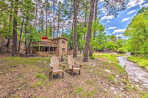 Riverfront Ruidoso Cabin w/ Deck, Walk to Midtown!