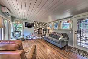 Riverfront Ruidoso Cabin w/ Deck, Walk to Midtown!