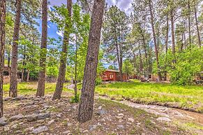 Riverfront Ruidoso Cabin w/ Deck, Walk to Midtown!