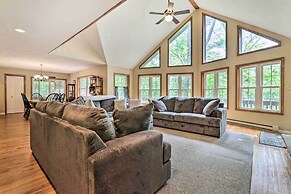 Steps to River: Big Bass Lake House w/ Grill!