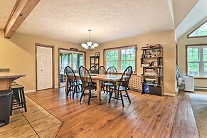 Steps to River: Big Bass Lake House w/ Grill!