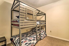 Steps to River: Big Bass Lake House w/ Grill!