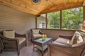 Steps to River: Big Bass Lake House w/ Grill!