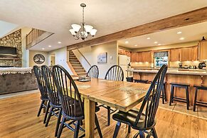 Steps to River: Big Bass Lake House w/ Grill!