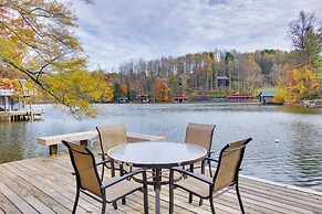 Lakefront Zirconia Home w/ Boathouse & Dock!