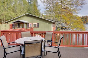 Lakefront Zirconia Home w/ Boathouse & Dock!