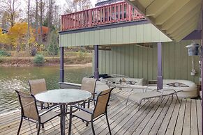 Lakefront Zirconia Home w/ Boathouse & Dock!