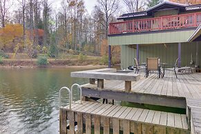 Lakefront Zirconia Home w/ Boathouse & Dock!