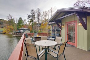Lakefront Zirconia Home w/ Boathouse & Dock!