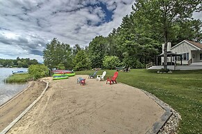 New Hampshire Home w/ Private Beach, Dock & Rafts!