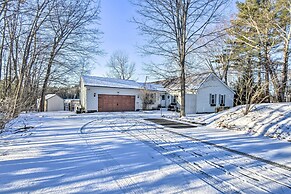 New Hampshire Home w/ Private Beach, Dock & Rafts!