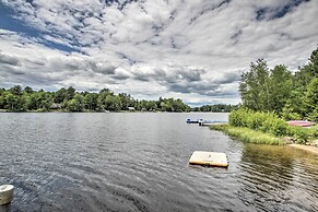New Hampshire Home w/ Private Beach, Dock & Rafts!