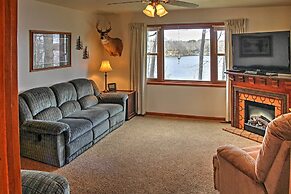 Cozy Balsam Lake Home: Deck, Private Dock + Kayaks