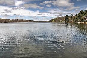Cozy Balsam Lake Home: Deck, Private Dock + Kayaks