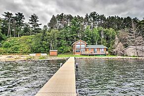 Lakefront Motley Home w/ Deck & Private Dock!