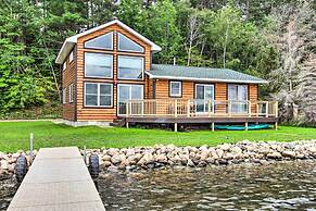 Lakefront Motley Home w/ Deck & Private Dock!