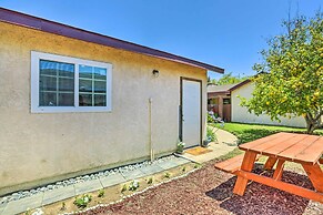 Cozy Lompoc Studio w/ Patio ~ 9 Mi to Beach