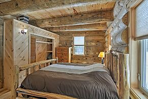 Custom Log Cabin w/ Deck & 45 Acres By Pine River!