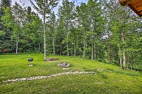 Custom Log Cabin w/ Deck & 45 Acres By Pine River!