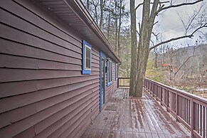 Riverfront Elkins Home w/ Fireplace & Deck!