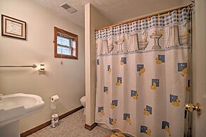 Riverfront Elkins Home w/ Fireplace & Deck!