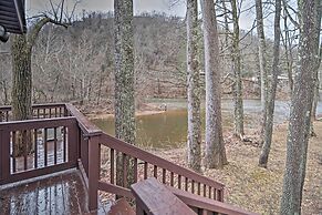 Riverfront Elkins Home w/ Fireplace & Deck!