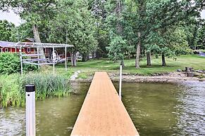 Lakefront Home W/private Dock-15 Mi to Walker
