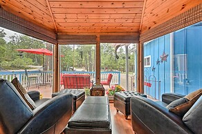 Colorful Munds Park Cabin w/ Deck & Fireplace