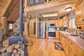 Log Cabin on 2 Acres: Fenced Yard by Forest!