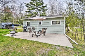 Charlevoix Cabin w/ Patio & Grill - Steps to Lake!