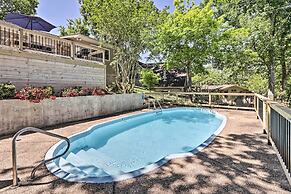 Luxury Hot Springs Oasis on Lake w/ Private Dock!