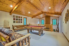 Riverfront Manton Cabin w/ Pool Table & Fire Pit!