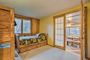 Riverfront Manton Cabin w/ Pool Table & Fire Pit!