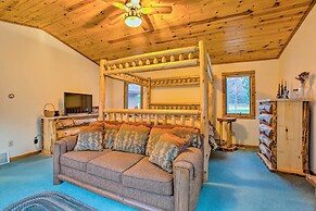 Riverfront Manton Cabin w/ Pool Table & Fire Pit!