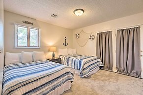 Grand Rogers Lake Home w/ Game Room & Scenic Views