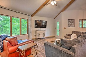 Grand Rogers Lake Home w/ Game Room & Scenic Views
