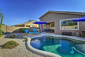 Fire Pit, Covered Patio: Stylish Goodyear Refuge
