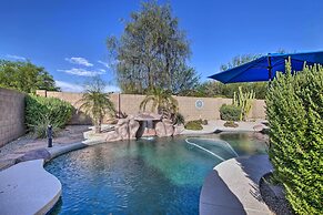 Fire Pit, Covered Patio: Stylish Goodyear Refuge