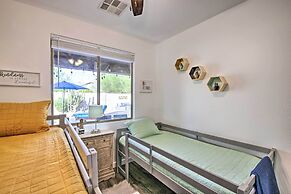 Fire Pit, Covered Patio: Stylish Goodyear Refuge