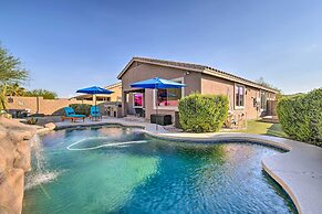 Fire Pit, Covered Patio: Stylish Goodyear Refuge