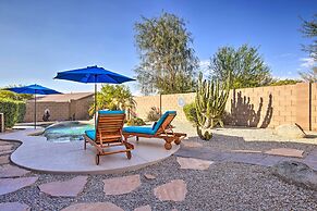 Fire Pit, Covered Patio: Stylish Goodyear Refuge